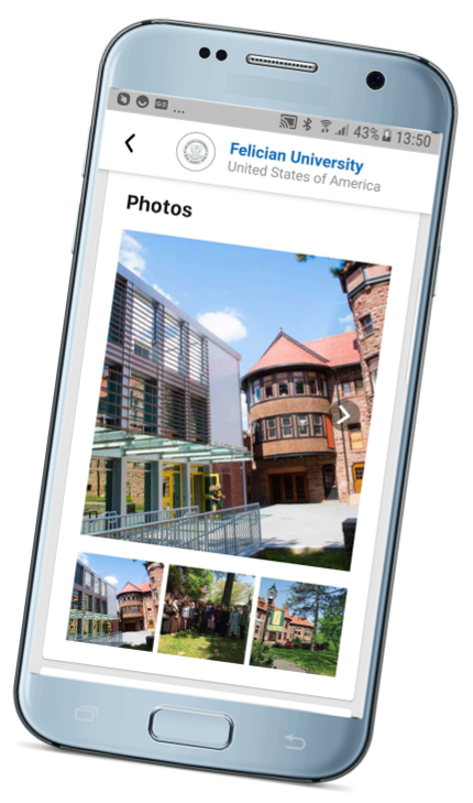 See Pictures, Bio, and History of Each Institution on the FA Mobile App.